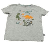 Svetlosivé tričko s diny