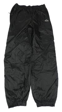 Čierne šušťákové funkčné cuff nohavice McKinley