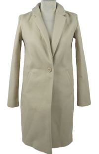 Dámský pudrový flaušový kabát Cropp 