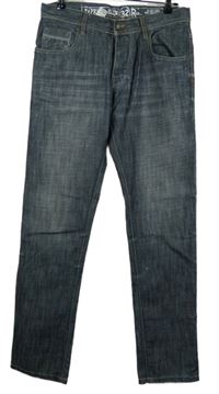 Pánské tmavomodré tapered rifle Burton vel. 32