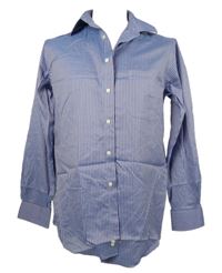 Pánská světlemodro-fialová pruhovaná košile Hathaway vel. 16,5