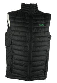 Pánska čierna šušťáková zateplená vesta Tee Jays