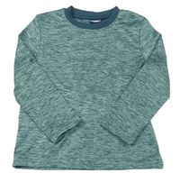 Smaragdové melírované športové tričko Lupilu