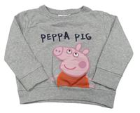 Sivá mikina s Peppa pig