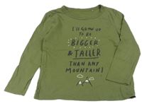Khaki triko s nápisem George