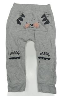 Šedé tepláky s tygrem orsolina