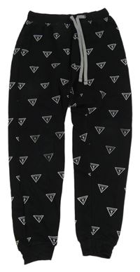 Čierne tepláky s logem Guess