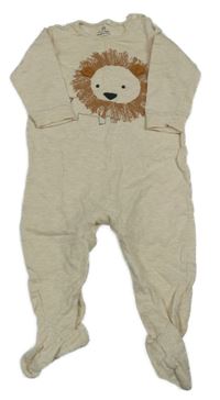 Béžový overal se lvem Next