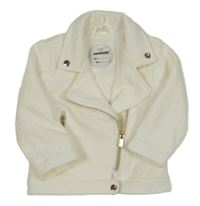 Bílé teplákové podšité sako se srdíčky Orchestra