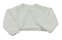 Biele svetrové prepínaci bolerko Nutmeg