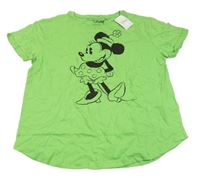 Nové - zelené tričko s Minnie Disney