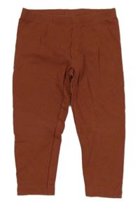 Hrdzavé teplákové legíny C&A