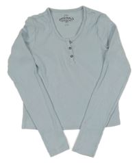 Světlemodré žebrované triko M&S