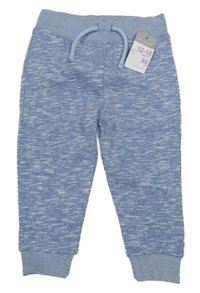 Nové - modro-bílé melírované tepláky Primark