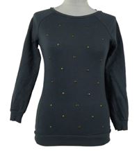 Dámska sivá mikina so cvokmi  Atmosphere