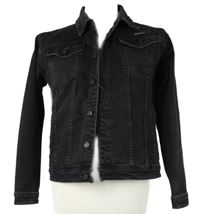 Pánská černá riflová bunda Relucky