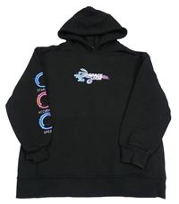 Černá mikina s Bugs Bunnym a kapucí Zara