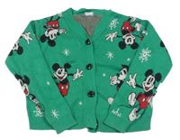 Zelený prepínaci sveter s Mickeym zn. Disney