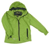 Zelená šušťáková funkčná jarná bunda s kapucňou zn. Trespass