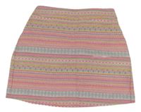 Ružovo-modrá vzorovaná sukňa George