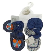 Nové - 2x modro-sivé cápačky Mothercare