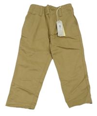 Nové - béžové plátěné chino kalhoty John Lewis
