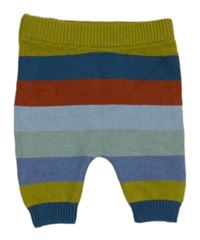 Farebné pruhované pletené nohavice Next