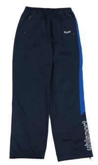 Tmavomodro-modré športové nohavice UHL