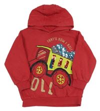 Červená mikina s tatrou F&F