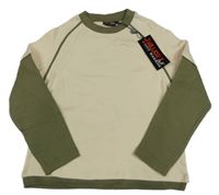 Nové - Smetanovo-khaki triko Million X