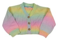 Duhový prepínaci crop sveter Kiki&Koko