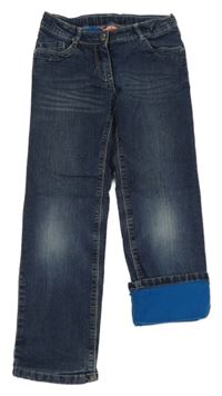 Tmavomodré podšité rifle Pepperts