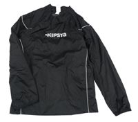 Čierný šušťáková športová bunda s logom Decathlon