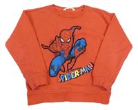 Červená mikina so Spider-manem M&S