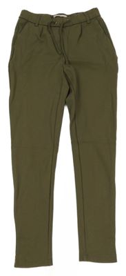 Khaki chino lehké kalhoty Only 