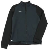 Sivo-čierna prepínaci funkčná športová mikina Decathlon