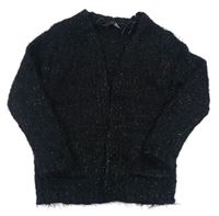 Čierny melírovaný svetrový cardigan George