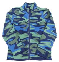 Army fleecová prepínaci mikina Kids