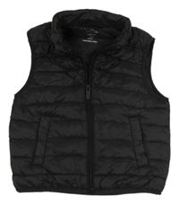 Čierna prešívaná šušťáková zateplená vesta zn. PRIMARK