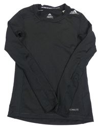 Černé funkční sportovní triko Adidas