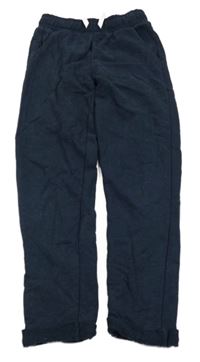 Tmavomodré melírované tepláky Vertbaudet