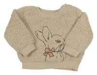 Smotanová huňatá mikina s králíčkem - Peter Rabbit M&S
