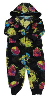 Černá plyšová kombinéza s Avangers