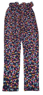 Tmavomodro-barevné vzorované sportovní legíny St. Bernard