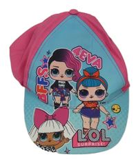 Světlemodro-tmavorůžová kšiltovka s L.O.L. SURPRISE!