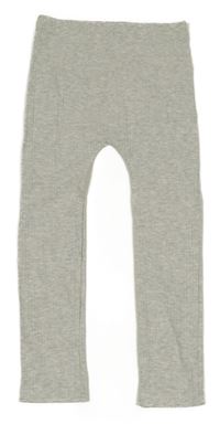 Svetlosivé melírované rebrované turecké legíny George