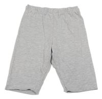 Sivé melírované legínové kraťasy H&M