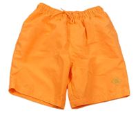Neonově oranžové plážové kraťasy Primark