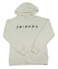 Smotanová mikina s nápisom a kapucí - Friends Primark