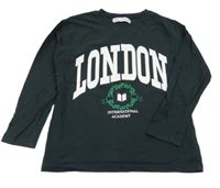 Černé triko s nápisem Zara